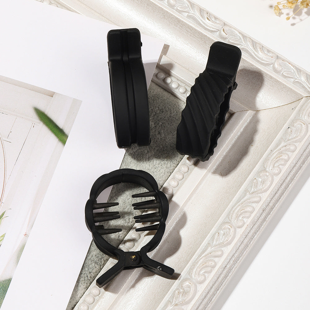 Matte Hair Claw Set Girls Hair Accessories