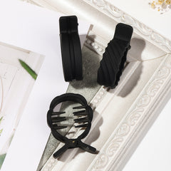 Matte Hair Claw Set Girls Hair Accessories