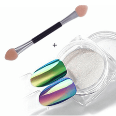 Aurora Mirror Pigment Iridescent Glitter Nail Art Dust