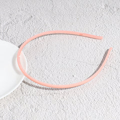 Frosted Toothed Headband Girl's Solid Thin Edge Hair Band