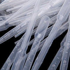 100Pcs 3ml Plastic Transfer Pipettes Disposable Eye Dropper