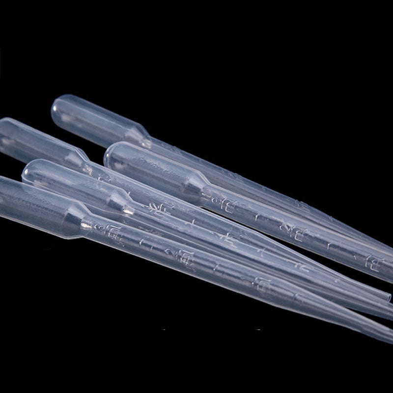 100Pcs 3ml Plastic Transfer Pipettes Disposable Eye Dropper
