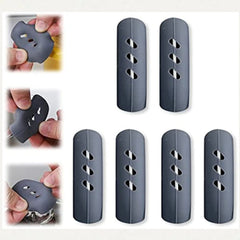 6pcs Silicone Anti Scald Pot Handle Cover - Non Slip Insulation Assist