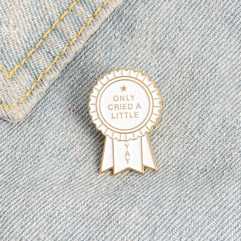 Tear Drop Alloy Brooch for Women Girls Daily Wear