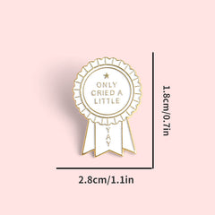 Tear Drop Alloy Brooch for Women Girls Daily Wear