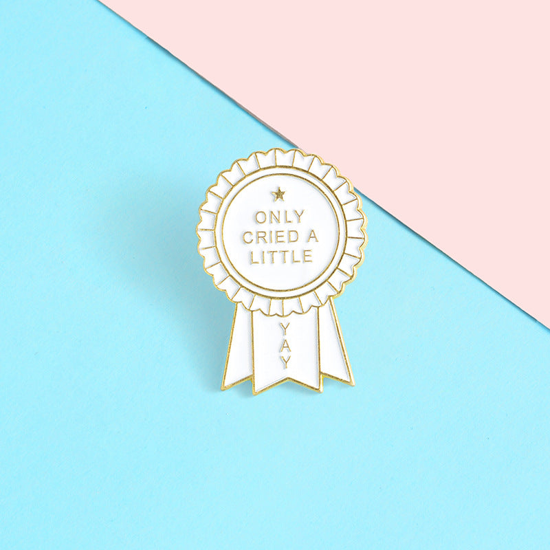 Tear Drop Alloy Brooch for Women Girls Daily Wear