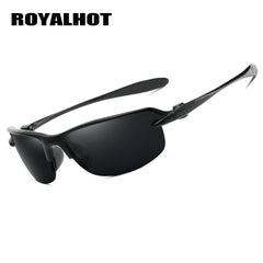 RoyalHot Polarized Half Frame Sports Sunglasses Vintage Mixed Sun Glasses