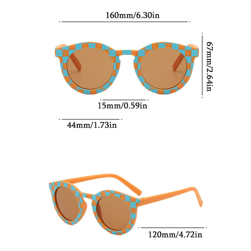 Y2K Round Sunglasses Kpop Acrylic Glasses UV400