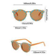 Y2K Round Sunglasses Kpop Acrylic Glasses UV400