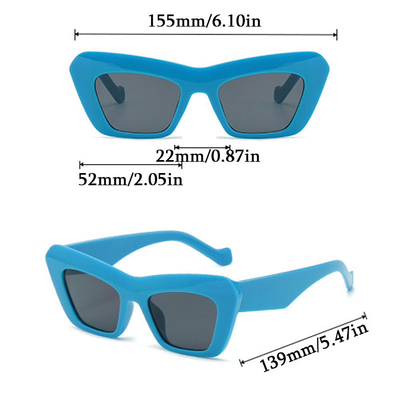 Y2K Cat Eye Sunglasses UV400 Anti Glare Glasses