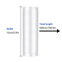 Food Vacuum Bags for Sealer Machine Extend Shelf Life Home Kitchen Supplies