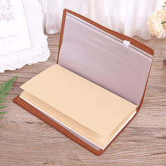 144 Sheets Vintage Notebook For Travel