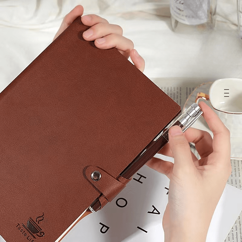 Soft Leather Portable Notebook Stationery Notebook Business Small Fresh