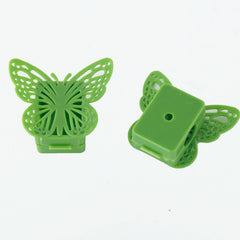 10pcs Green Butterfly Clips for Vines & Climbing Plants, Self Adhesive Plant Cli