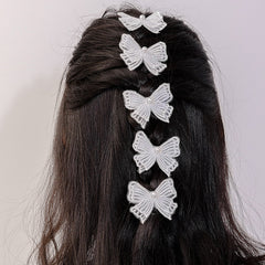 5pcs Butterfly Hair Clip for Side Hair Bang Braids Girls
