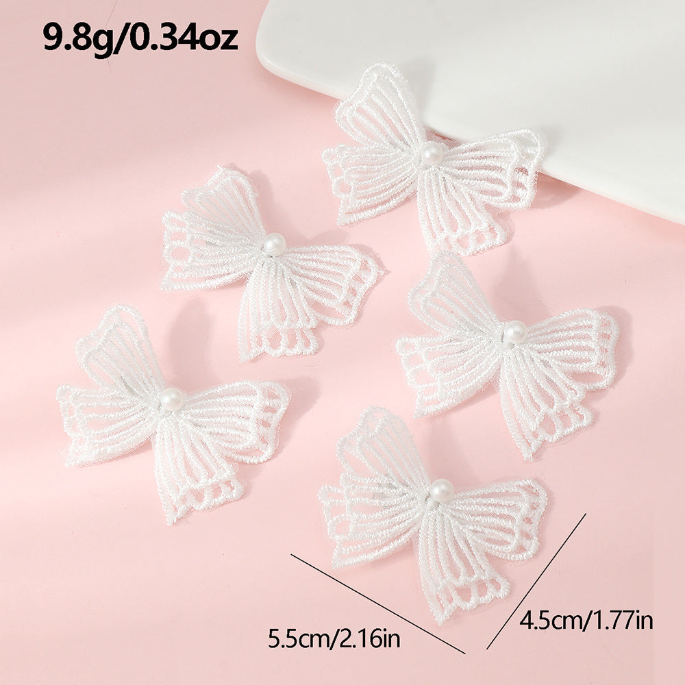 5pcs Butterfly Hair Clip for Side Hair Bang Braids Girls