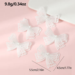 5pcs Butterfly Hair Clip for Side Hair Bang Braids Girls