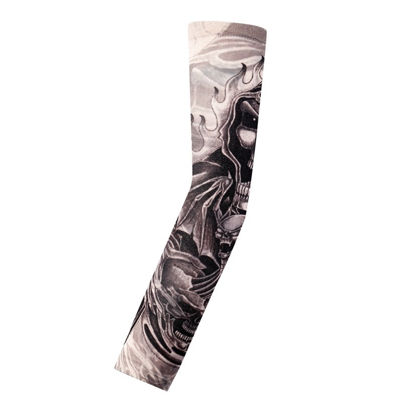 Flower Arm Tattoo Sun Protection Sleeve For Men