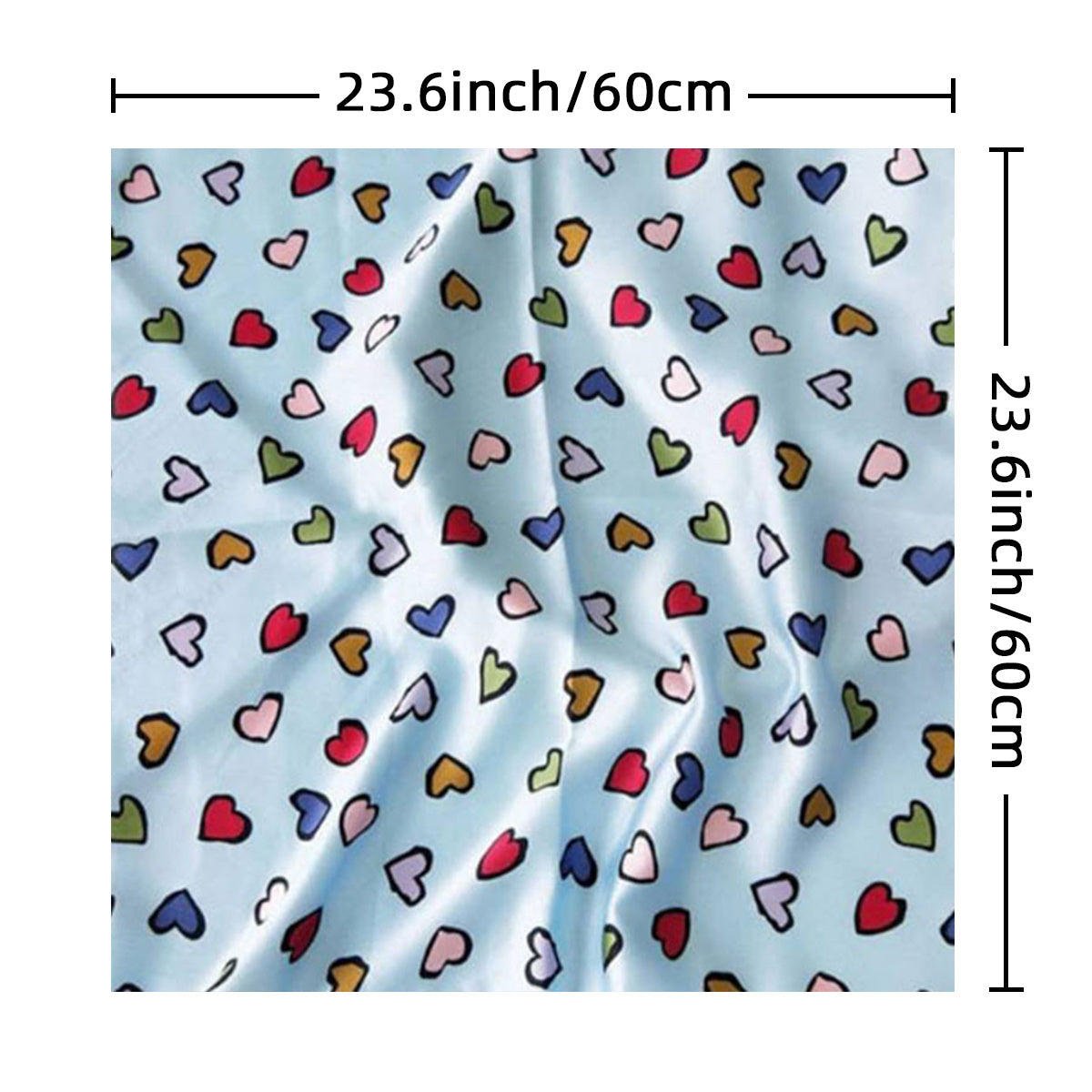Classic Chain Print Square Scarf Bandana Shawl Women Casual Head Wrap