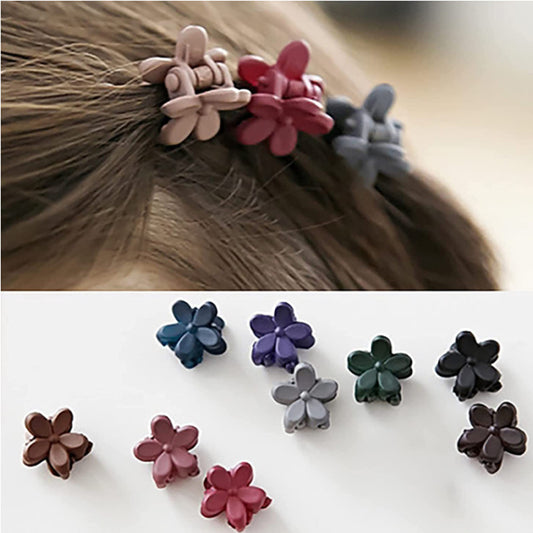 50pcs Cartoon Flower Hair Clips for Baby Girls