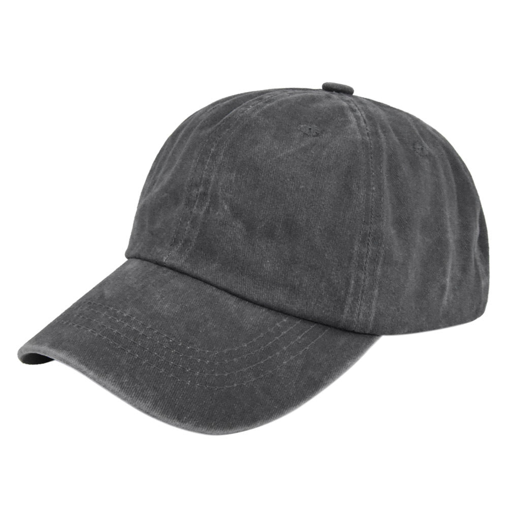 Men's Washed Denim Trucker Cap Baseball Dad Hat Outdoor Sports Hats