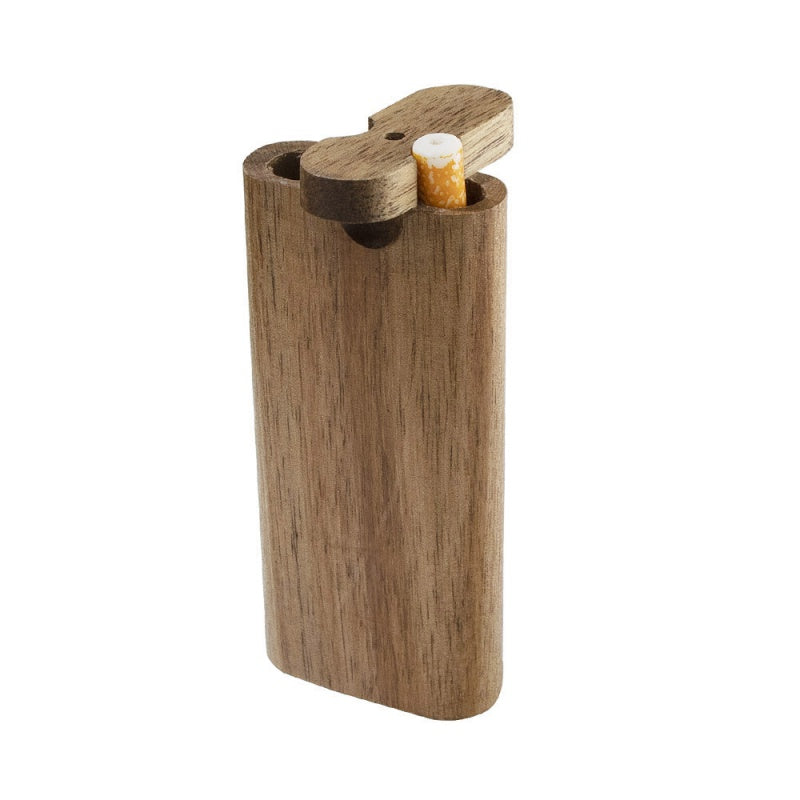 Wooden Cigarette Box With Sliding Lid Container