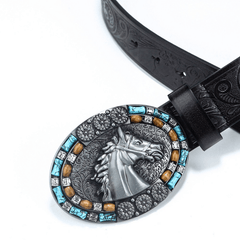 Alloy Horse Head Belt Buckle Western Cowboy Style Hot Selling