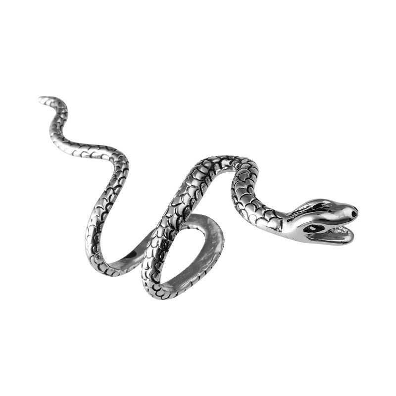 Men's Snake Shaped Ear Clips Non Pierced Cuff Earrings