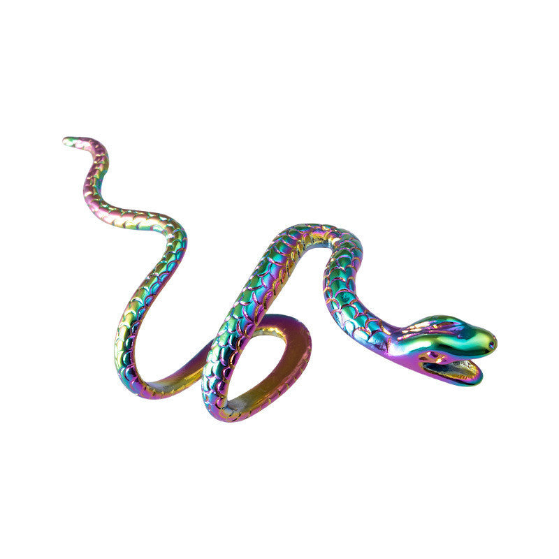 Men's Snake Shaped Ear Clips Non Pierced Cuff Earrings