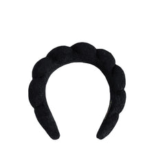 Velvet Headband Wrist Strap Towel Twist Sponge for Face Wash Spa