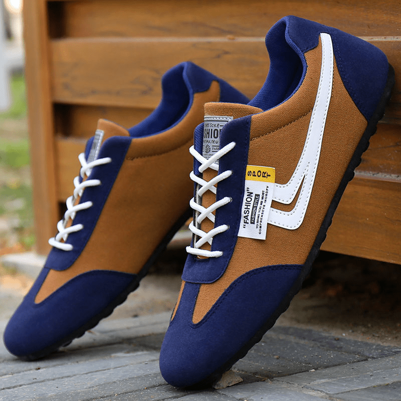 Men's Lace Up Loafer Shoes Casual Outdoor Walking Shoes
