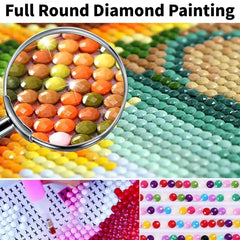 5D Diamond Painting Christmas Gnome 30x20cm Frameless