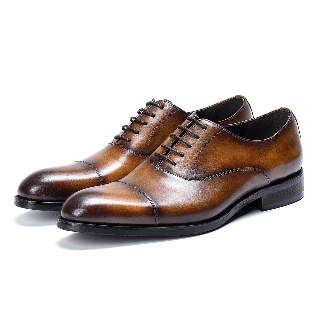 Men's Lace Up Oxford Shoes Non Slip Formal Shoes For Wedding