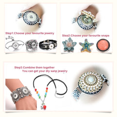 Flower Jewelry for DIY Bracelet Necklace - Artificial Diamends