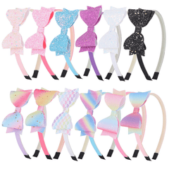 Princess Style Glitter Bow Knot Headband Hair Accessories