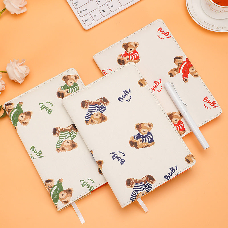 Little Bear Flip Book Hand Ledger Detachable Notebook Art Notes
