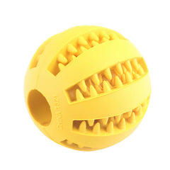 Food Leaking Rubber Chew Toy for Dogs, Interactive Molar Fun