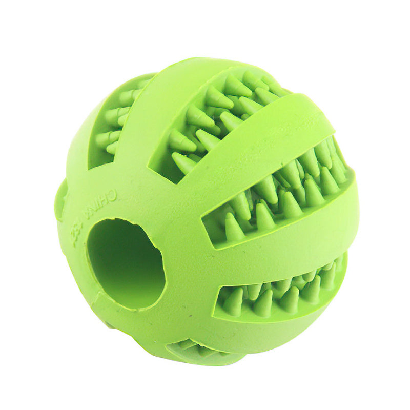 Food Leaking Rubber Chew Toy for Dogs, Interactive Molar Fun