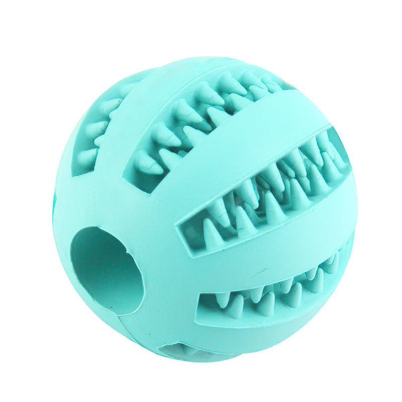 Food Leaking Rubber Chew Toy for Dogs, Interactive Molar Fun