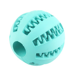 Food Leaking Rubber Chew Toy for Dogs, Interactive Molar Fun