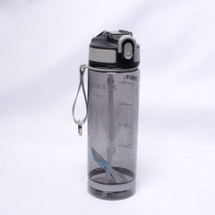 800ml Transparent Water Bottle with Straw for Outdoor Sports