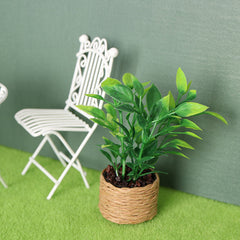1:12 Dollhouse Mini Tree Potted Green Plant Doll House Furniture Home Decor