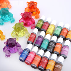 High Concentration Epoxy Resin Pigment Liquid Dye for DIY Jewelry Making