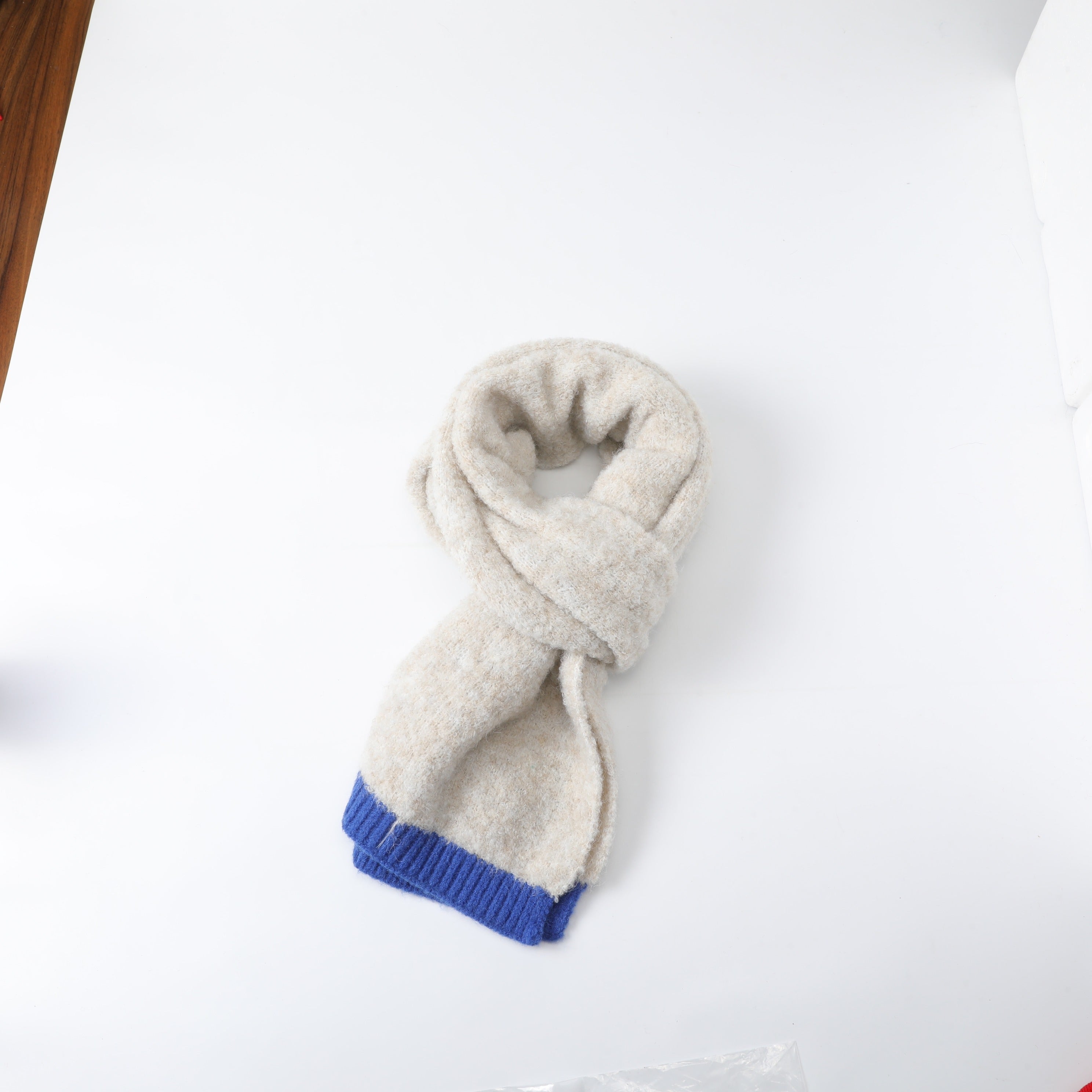 Winter Plush Scarf Women's Cold Weather Knit Scarf