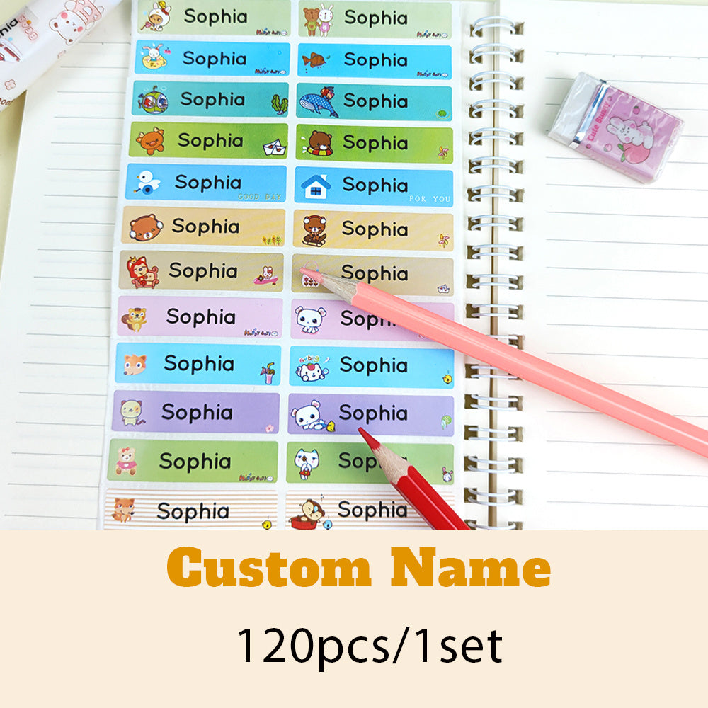 Custom Self-adhesive Name Sticker Personalized Waterproof Stickers Label