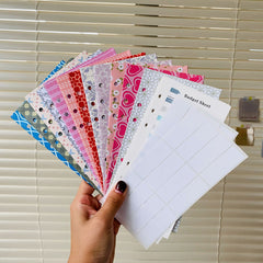 Perforated Budget Envelope Consumption Card