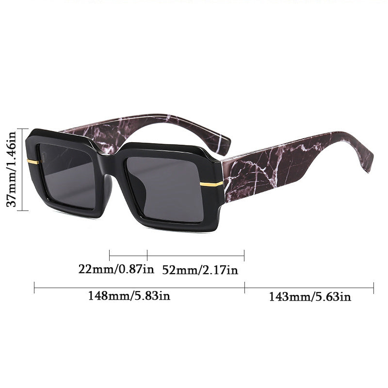 Retro Square Glasses Rectangle Glasses