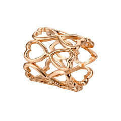 Heart Pattern Scarf Ring Metal Clip Shawl Clip Jewelry
