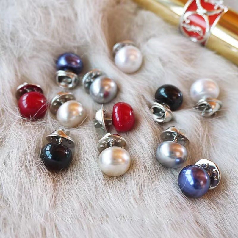 Non-slip Collar Buck Scarf Brooch Pin Clothing Accessory For Women