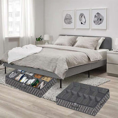 Geometric Shoes Storage Box Lightweight Underbed Container